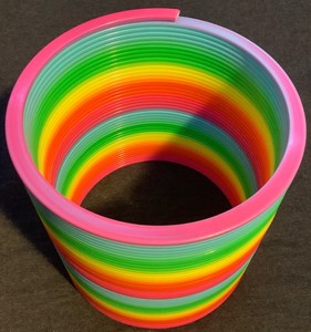 giant rainbow slinky