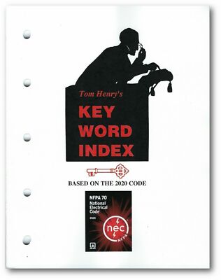  2020 Key Word Index based on the NEC Code, Paperback (Softbound) By Tom Henry 