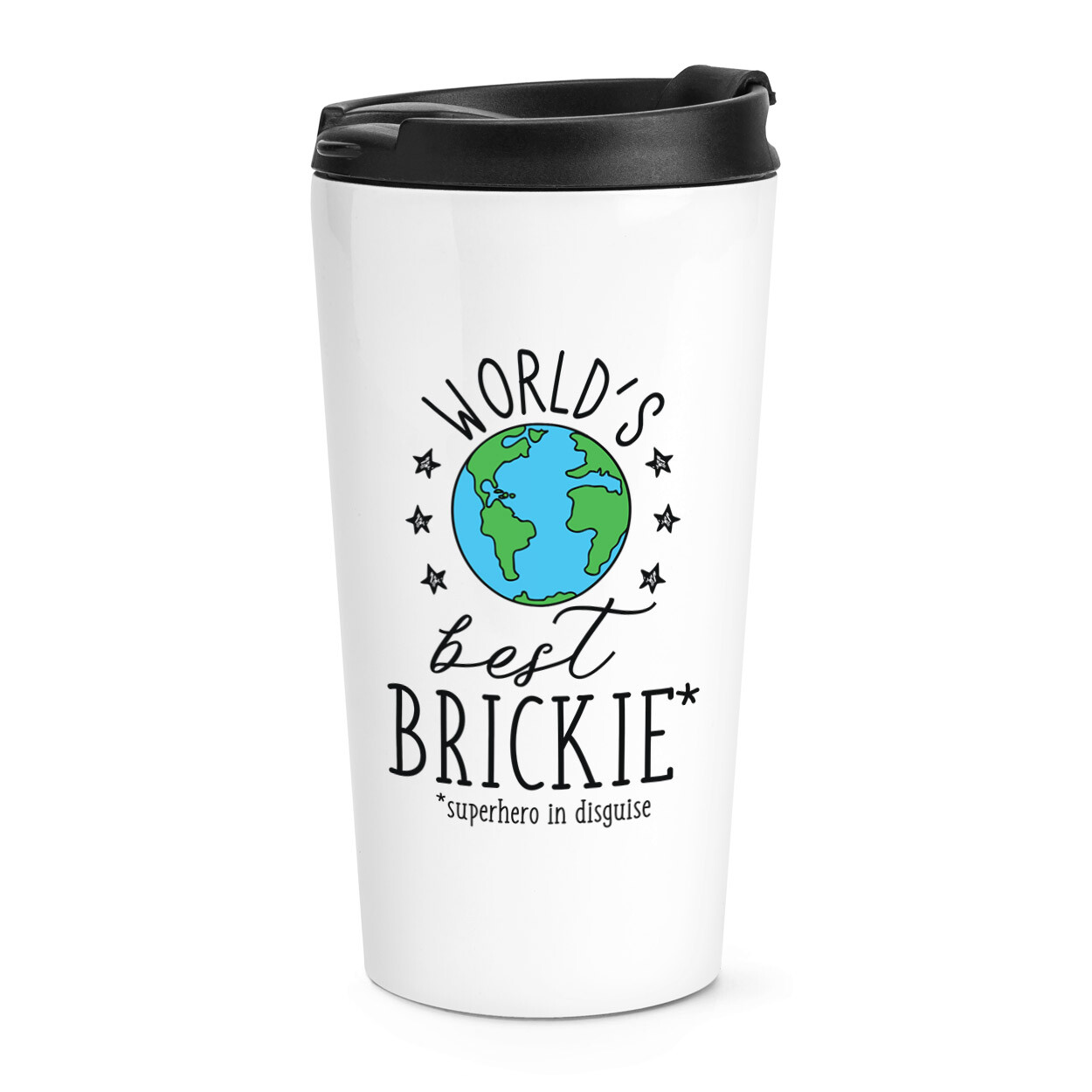 World's Best Brickie Travel Mug Cup Funny Joke Best Awesome Builder Bricklayer