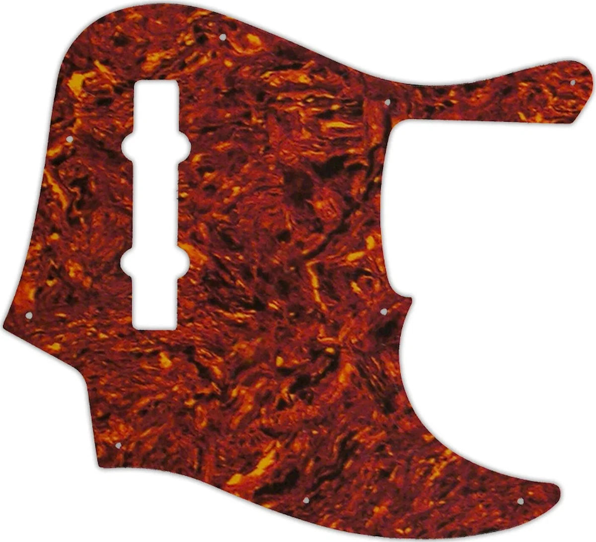 WD Custom Pickguard For Fender American Elite 5 String Jazz Bass V 05P Torto