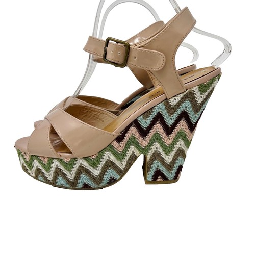 Madden Girl Women's Vivv Heeled Sandal - Buckle Strap With Wood-Like Heel - View #2