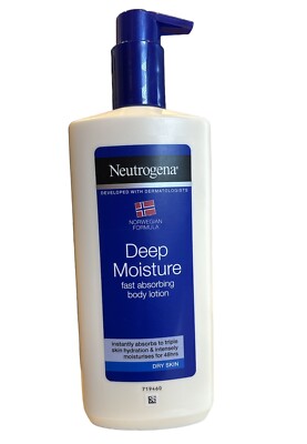 Neutrogena Norwegian Formula Deep Moisture Body Lotion Dry Skin 13.5oz 400ml