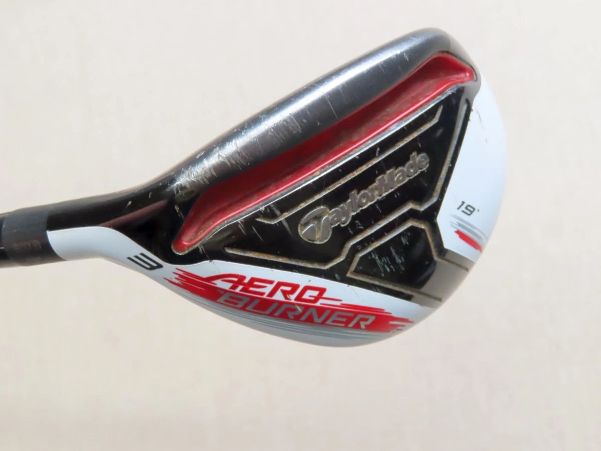 Taylormade Aero Burner Rescue 19* 3 Hybrid Golf Club Stiff Flex w/  Headcover LH