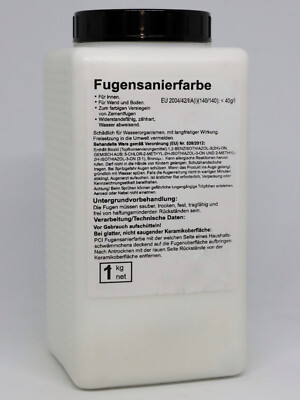 PCI Fugensanierfarbe 1kg Fugenfarbe Fugensanierungsfarbe Fugenmörtel Fliesenfuge