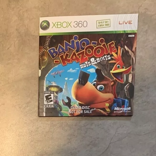 Banjo Kazooie Nuts & Bolts DEMO DISC sealed