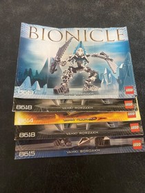 LEGO Bionicle Vahki Lot of 6 (2 Duplicates) Mostly Complete, see Details.