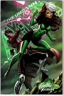 #ad Uncanny X Men #1 J Scott Campbell Gambit Rogue E Variant NM $40.00