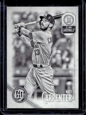 2018 Topps Gypsy Queen Matt Carpenter Black and White #/50 Cardinals
