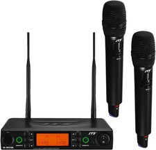 Jts RU-8012DB/2X RU-850LTH Doppio Radiomicrofono Palmare UHF