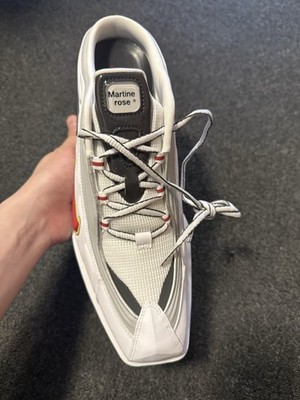 Martine Rose Nike Shox Mule MR4 US9M/10.5W Metallic Platinum