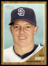2011 Topps Heritage Nick Hundley San Diego Padres #363