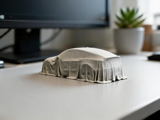Tesla Model Y Juniper - Covered Car model 3D Printed Display
