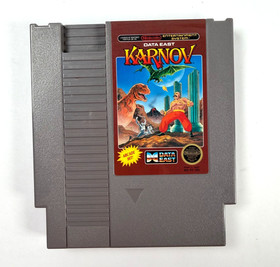 KARNOV NES Game Cart (Data East) + Manual, Tested Working (Read)