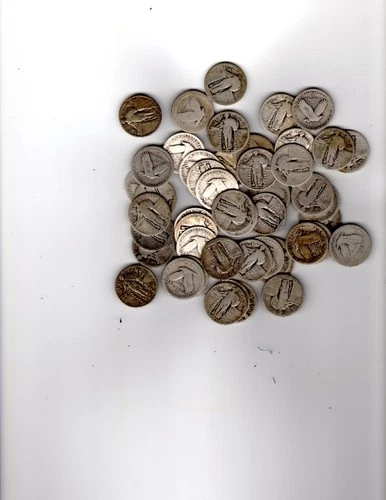 SILVER STANDING LIBERTY QUARTERS (40 COINS)