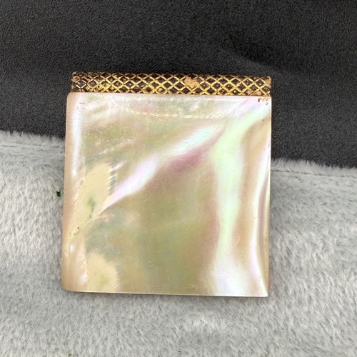Vintage Mother of Pearl Needle Holder Folder Case