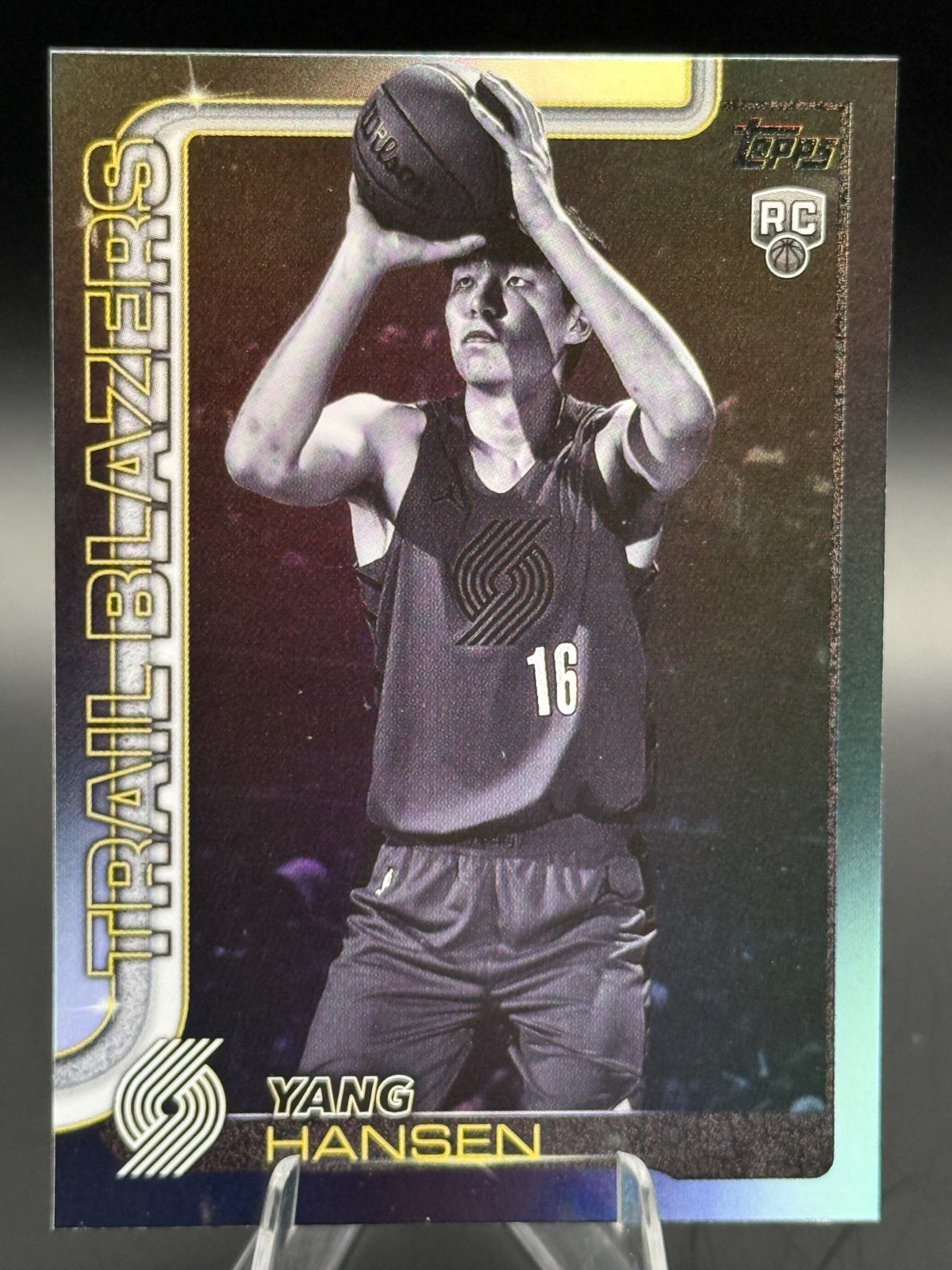 2025-26 Topps - Yang Hansen #216 Blackout (RC)