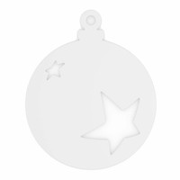 Koziol Virgin White X-Mas Stars Weihnachtsdeko Weihnachtsdekoration Figuren