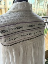 RARE Edeline Lee Smocked Blouse Size 8 Amazing Condition