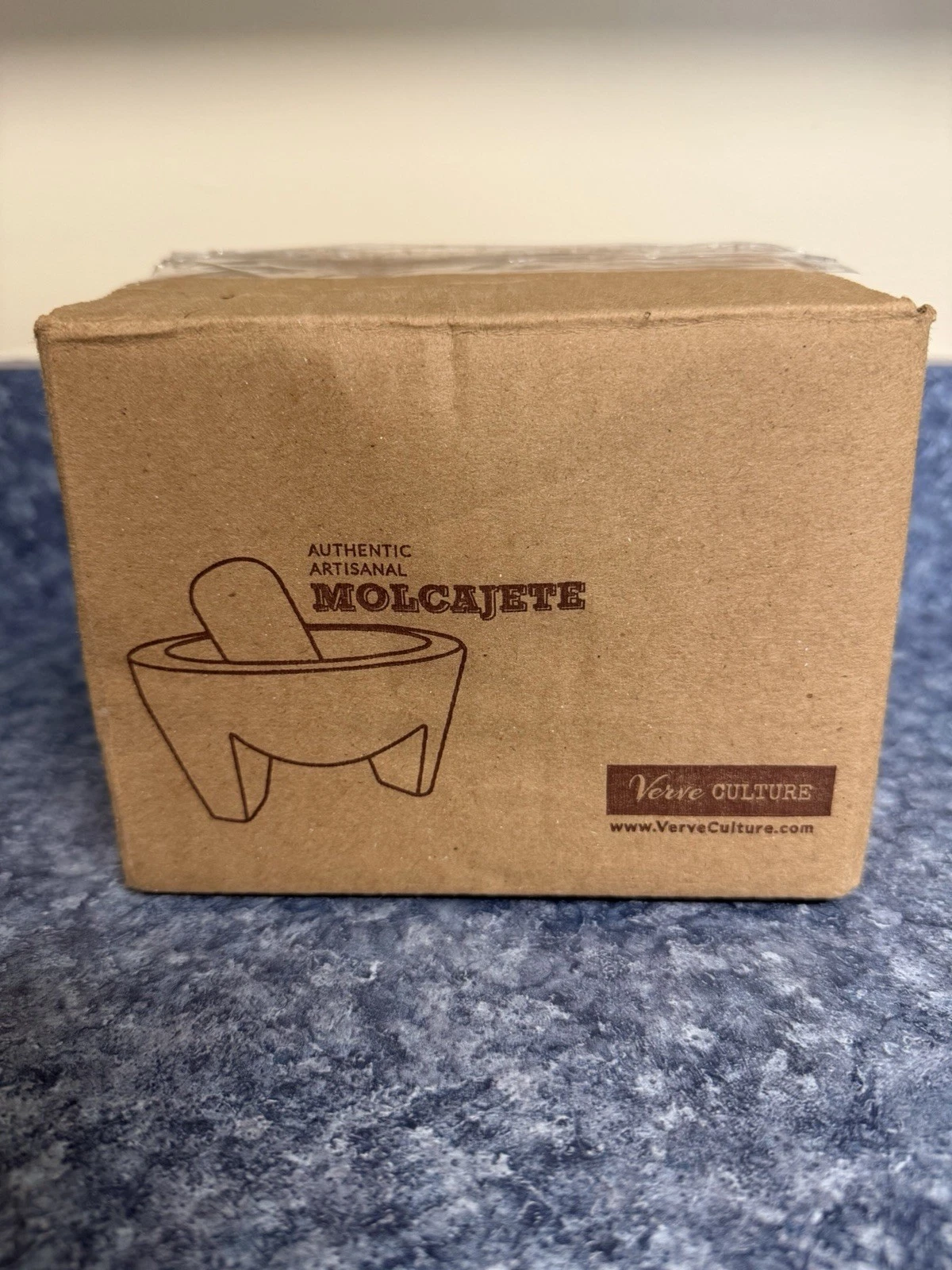 | Molcajete Mexicano | Handmade Mortar and Pestle Volcanic Stone Set | 8 inches