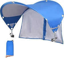 XL Universal Chair Canopy Umbrella, UPF 50+ Foldable Sun Shade Attachment with A