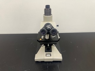 Nikon Optiphot Binocular Phase Contrast Microscope w/ (5) Objectives