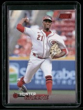 Hunter Greene 2023 Stadium Club Red Foil Cincinnati Reds #176