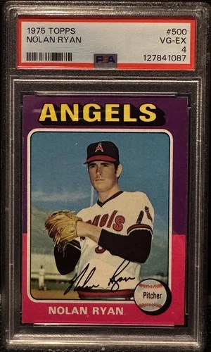 1975 Topps Nolan Ryan #500 PSA 4 VG-EX FRESHLY GRADED!!!