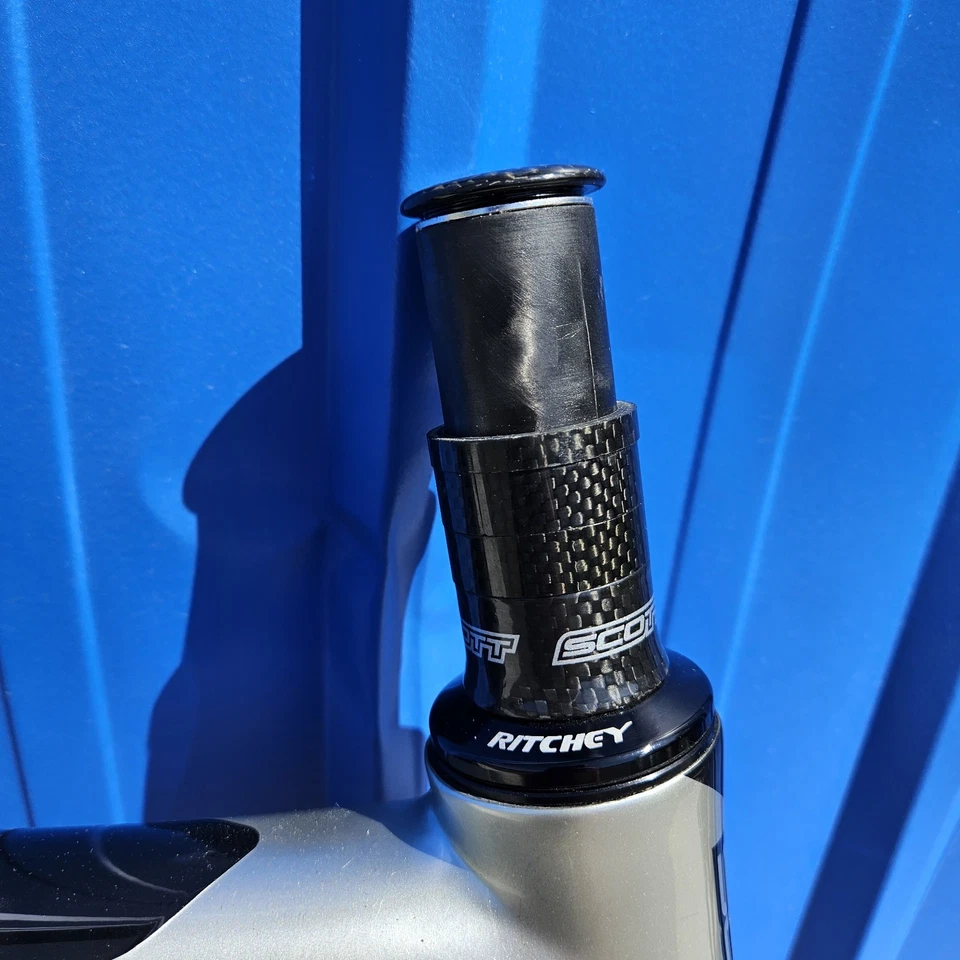 Scott CR1 SL 2007 Limited, juego de cuadro de carrera de fibra de carbono de 56 cm, 700c, 100/130 mm Foto 2 de 4