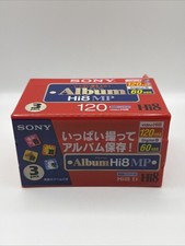 New SONY 8 mm video cassette 120 minutes Hi8MP type 3 pack 3P6-120HMPL
