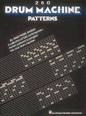 260 Drum Machine Patterns by Rene-Pierre Bardet (English) Paperback Book
