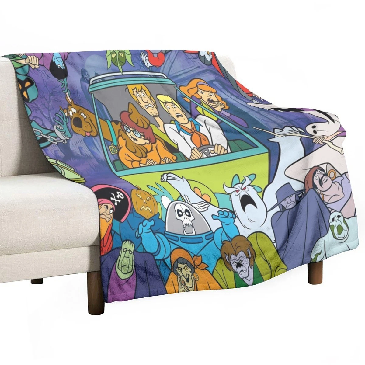Scooby-Doo Monster Mash Up Fleece Blanket