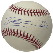 Zack Thompson Signed Autographed ROMLB Baseball w 2019 1st Rd Cardinals LSCM COA