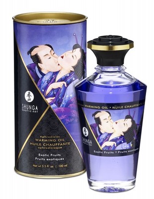 Shunga - Aphrodisiac Warming Oil - Exotic Fruits - 3.5 fl oz