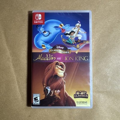 Nintendo Switch Game - Disney Classic Games: Aladdin and The Lion King SEALED!