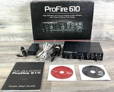 M-Audio ProFire 610 High Def 6 In 10 Out FireWire Audio Interface w Box