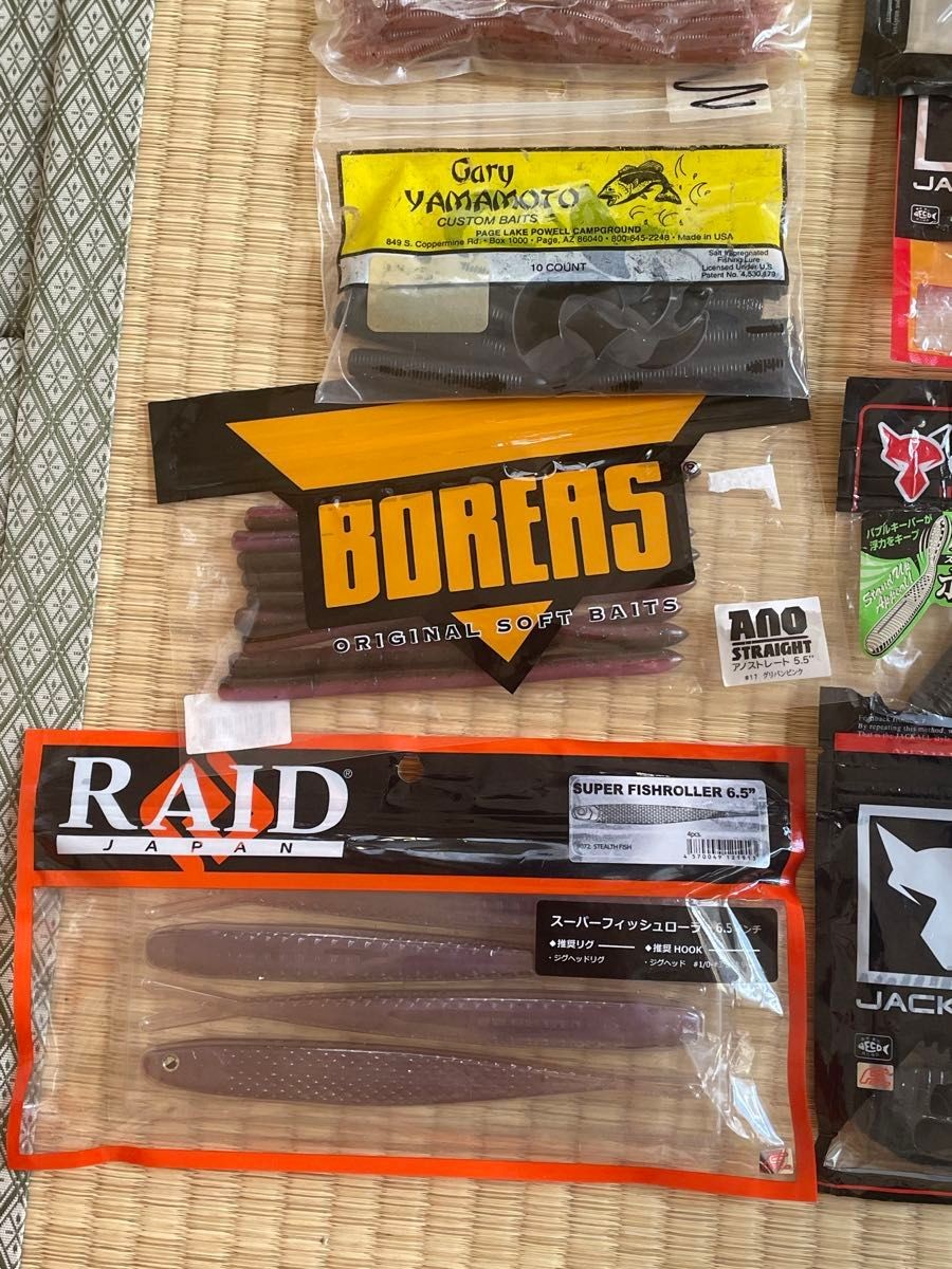 Popular worms, worm set, , Gary Yamamoto, OSP, RAID JAPAN, Boreas - Image 3