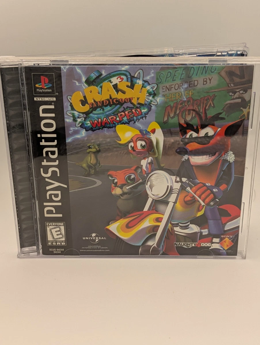 CRASH BANDICOOT 3 Warped - Jeu Playstation 1 PS1 - Complet avec manuel