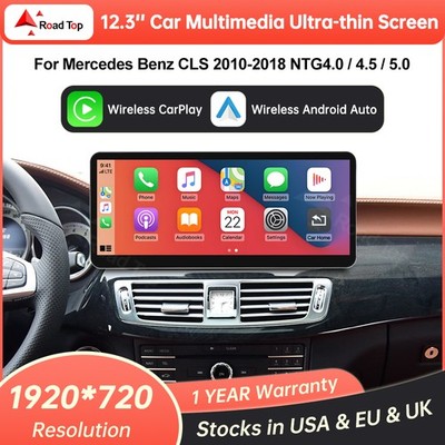 12.3''Wireless Ultra-thin CarPlay Android Autoradio TouchScreen For Benz CLS W218