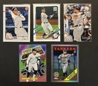 5 Card Lot - Aaron Judge 2020 Bowman, 2020 Topps, 2021 Topps, 2026 Topps