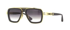 DITA LXN-EVO DTS403-A-01 MATTE BLACK GOLD GRAY GRADIENT LENS SUNGLASSES