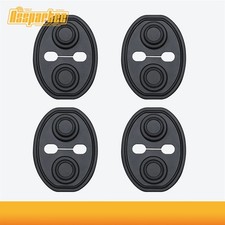 4pcs Silicone Car Auto Door Lock Cover Door Latch Protection Black/White