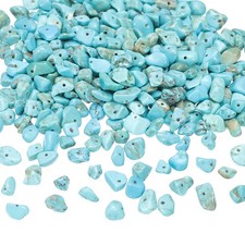 350 x Chip Stone Beads Crystals Gemstone for DIY Jewelry Making Lake Blue