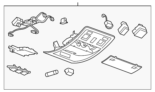 Genuine GM Roof Console 22780455
