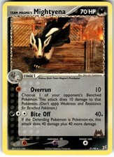 Team Magma's Mightyena Team Magma vs Team Aqua 21/95 2004 NM on eBay