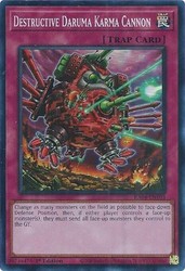 Destructive Daruma Karma Cannon RA04-EN103 Super Rare Quarter Century Stampede Yu-Gi-Oh!