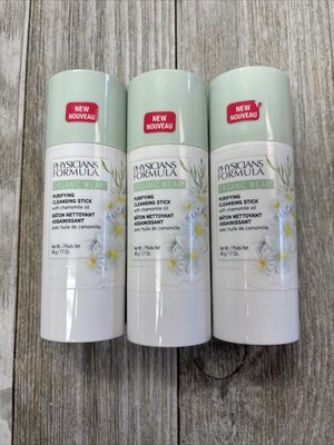 3pk Physicians Formula Organic Wear Purifying Cleansing Stick With Chamomile Oil