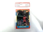 1986 FLEER MICHAEL JORDAN ROOKIE CARD # 57  PSA 8