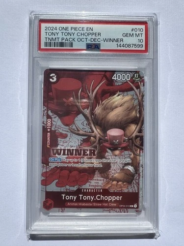 Tony Tony.Chopper Winner 2024 OP04-010 PSA 10 One Piece English
