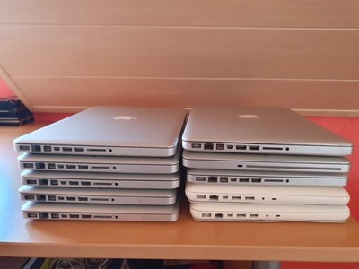 Konvolut 10x Macbook Pro 13 Zoll 2009 - 2012 8GB RAM 128GB/256GB SSD