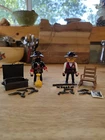 Vintage 1994 Playmobil 3813 & 3814 Sheriff & Bandit Western Sets